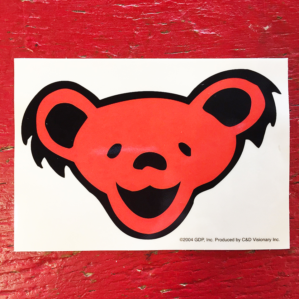 Sticker Grateful Dead Bear Lg