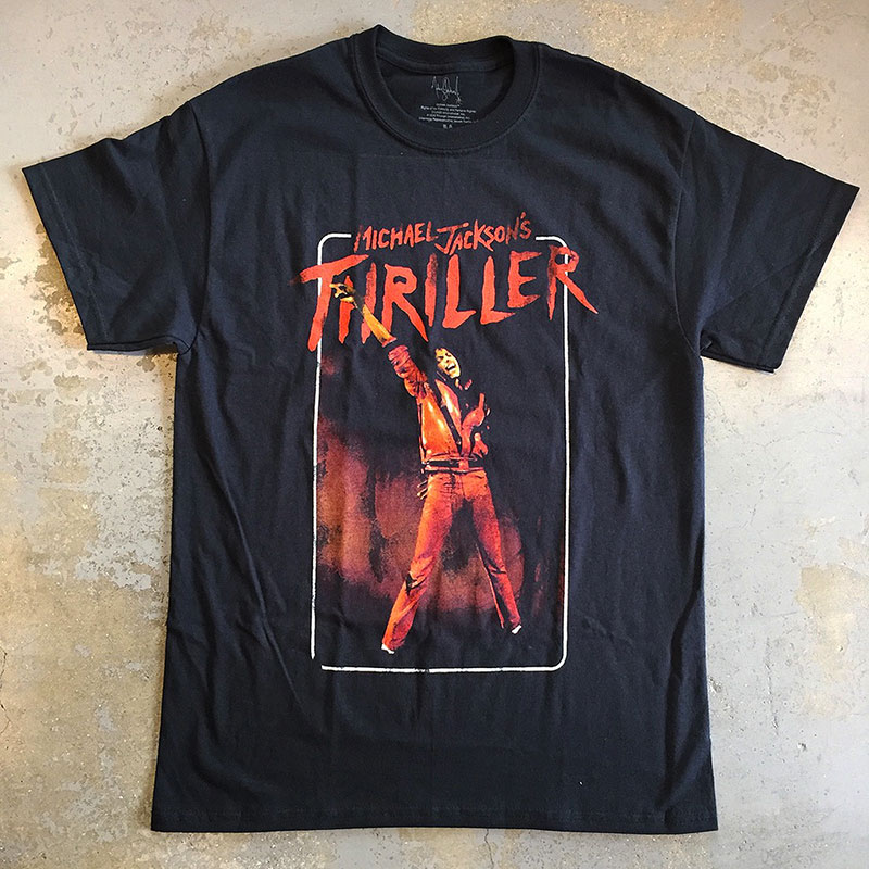 Michael Jackson - Thriller 1982 T-shirt On Black