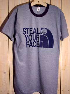 steal your face north face t shirt